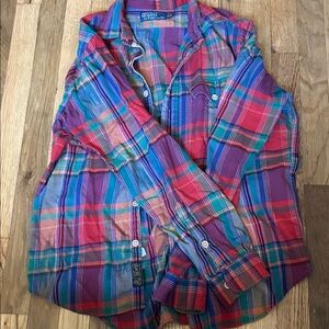 Polo by Ralph Lauren Multicolor Plaid Casual Button Down Shirt